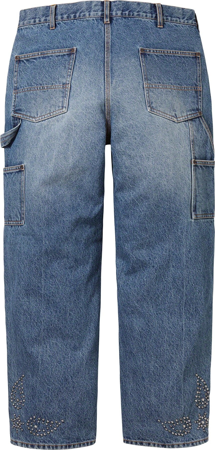 Paisley Studded Double Knee Painter Pant view 14